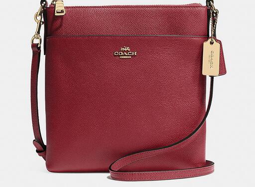 Coach North South Small Brown Red Crossbody Bags DPY | Women